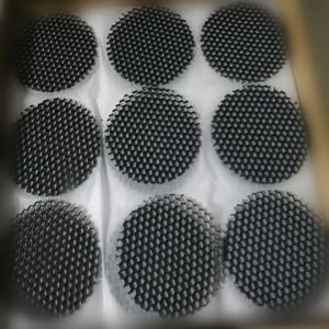 Črni aluminij satja Louvers